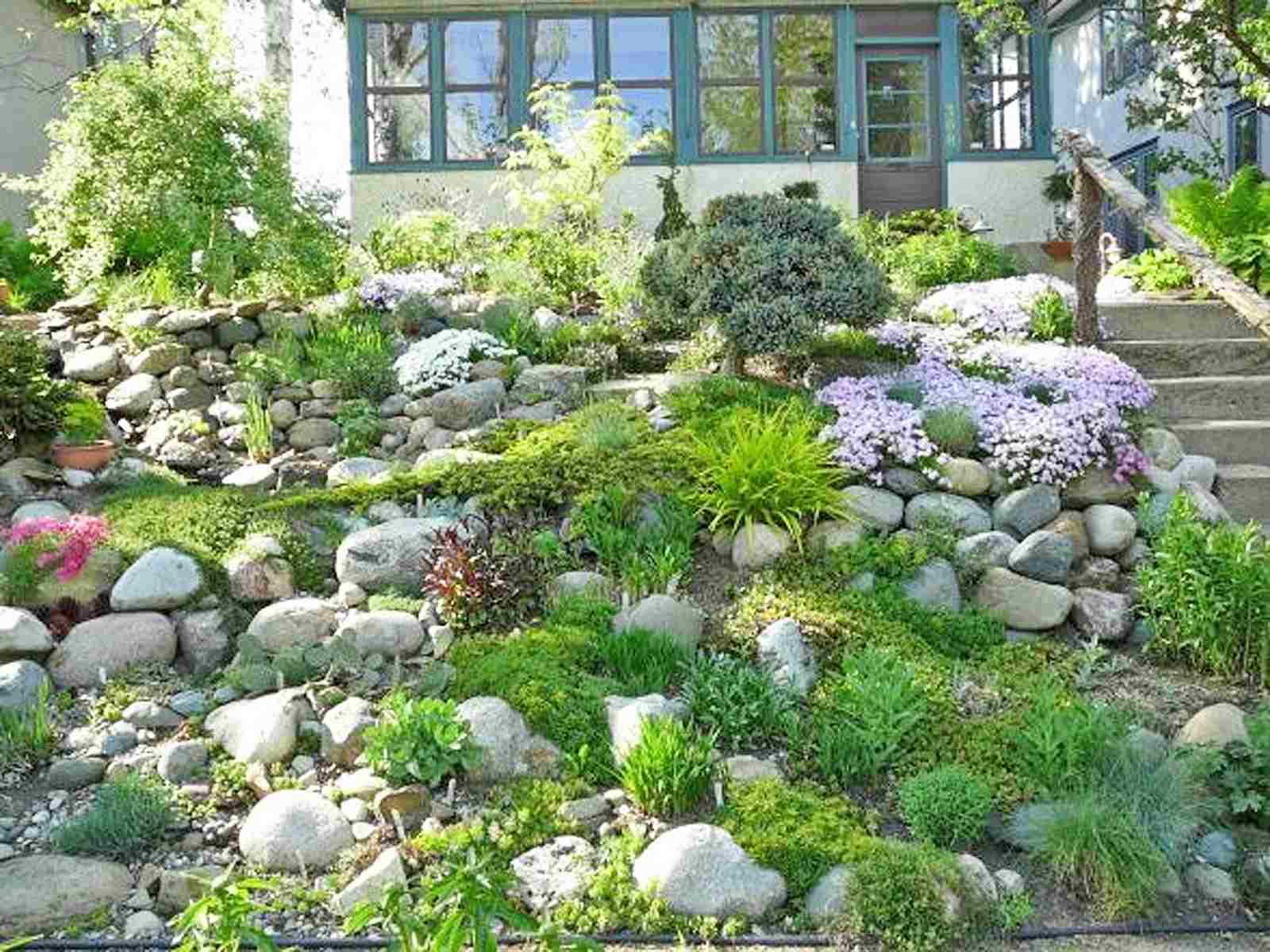 Genius Low Maintenance Rock Garden Design Ideas