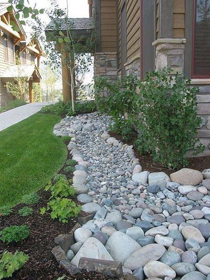 River Rock Garden Ideas