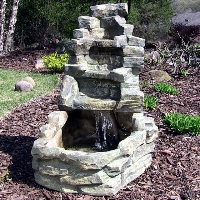 Campania International Caterina Cast Stone Outdoor Fountain
