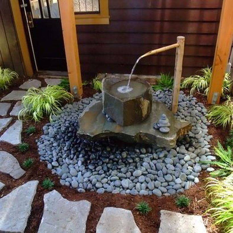 Water Fountain Japanese Garden Japanese Garden