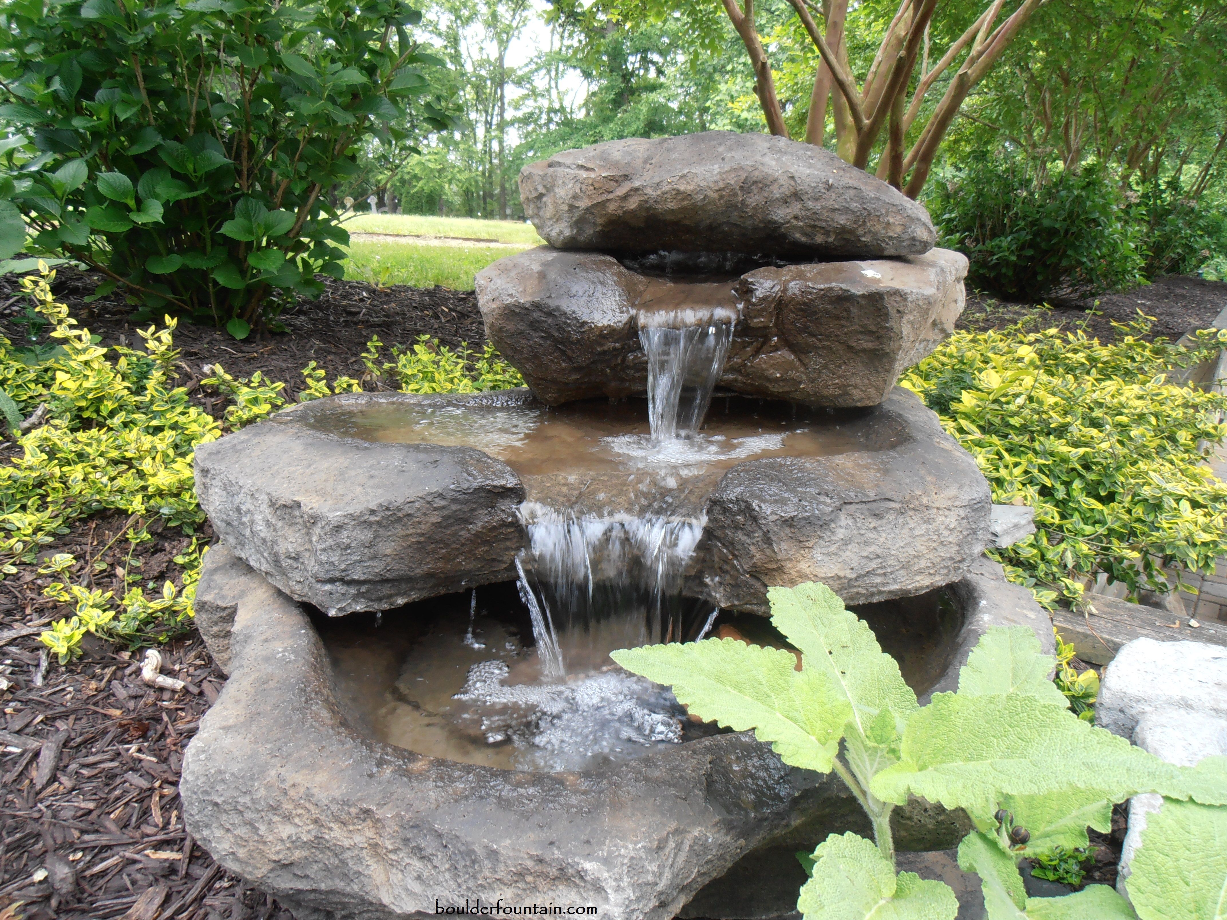 Garden Rock Fountain Rock Fountain