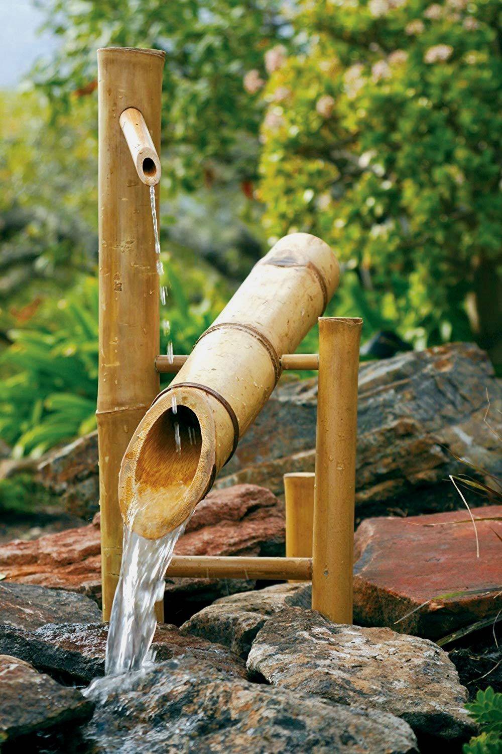 Diy Bamboo Fountain Diy Fountain Ideas