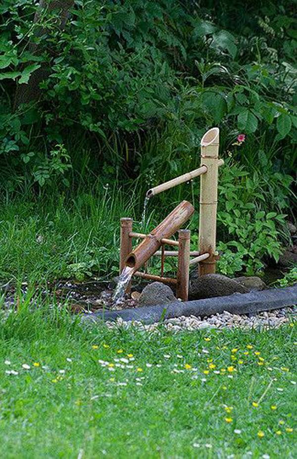 Fascinating Bamboo Fountain Ideas