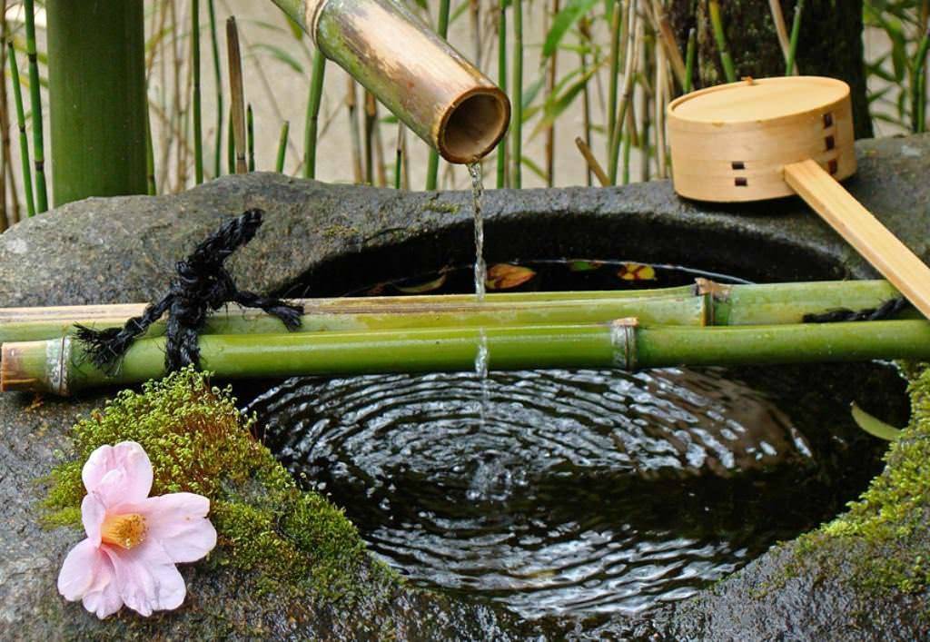 Japanese Bamboo Rocking Water Fountain