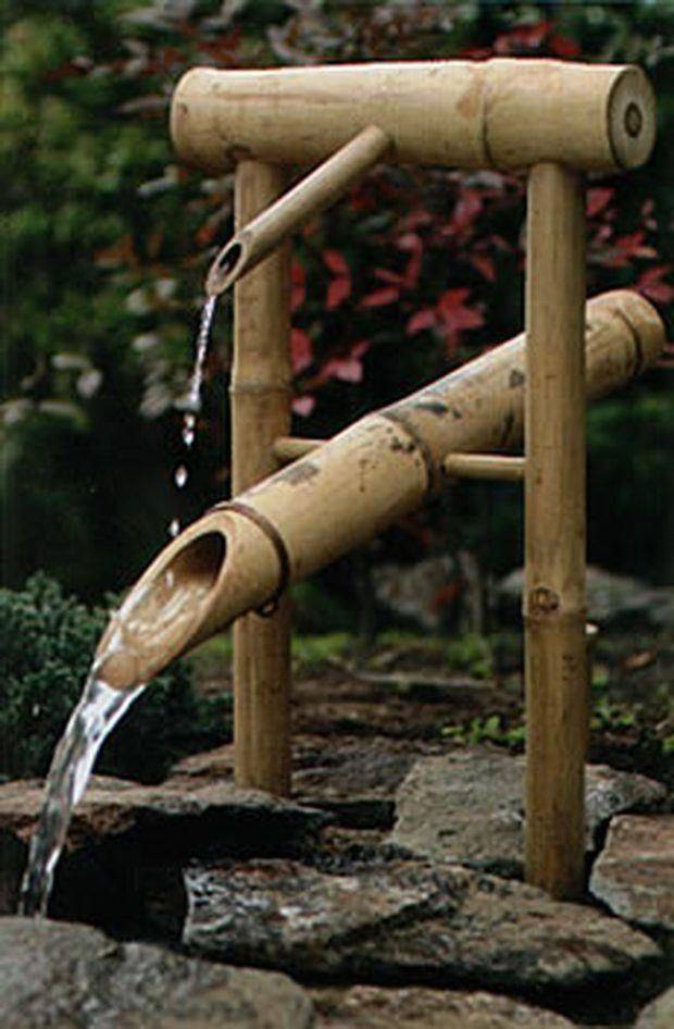Japanesebamboowaterfountaingarden