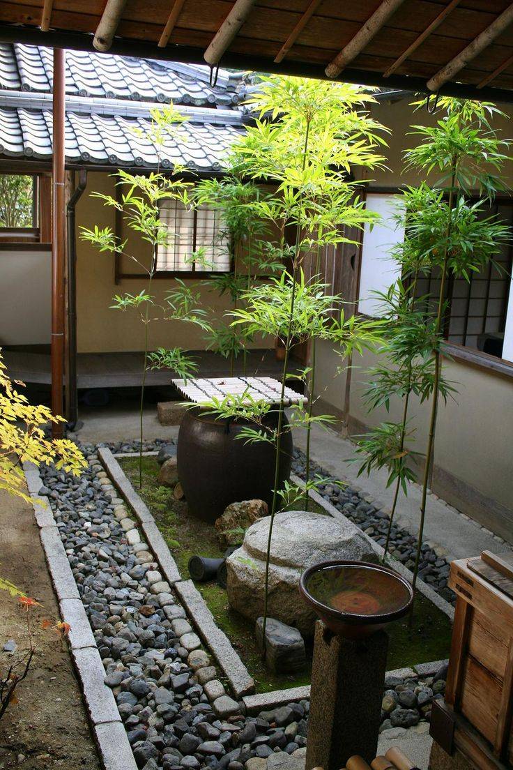 Amazingjapanesecourtyardwithlandscapingideas Homemydesign