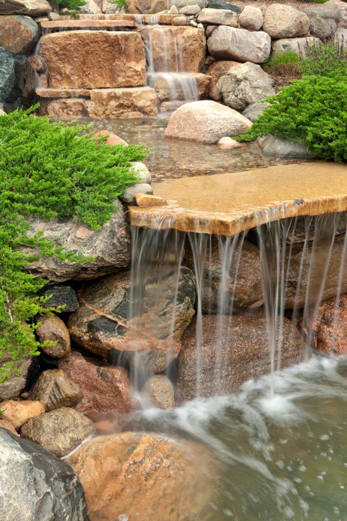 Best Garden Pond Waterfall Design Ideas