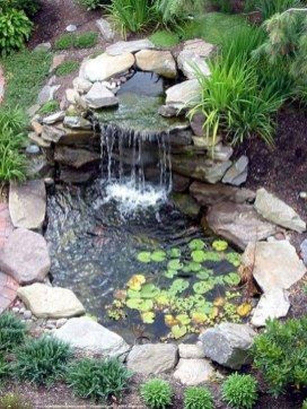 Pondless Waterfall Patio Backyard Ideas Garden Ponds