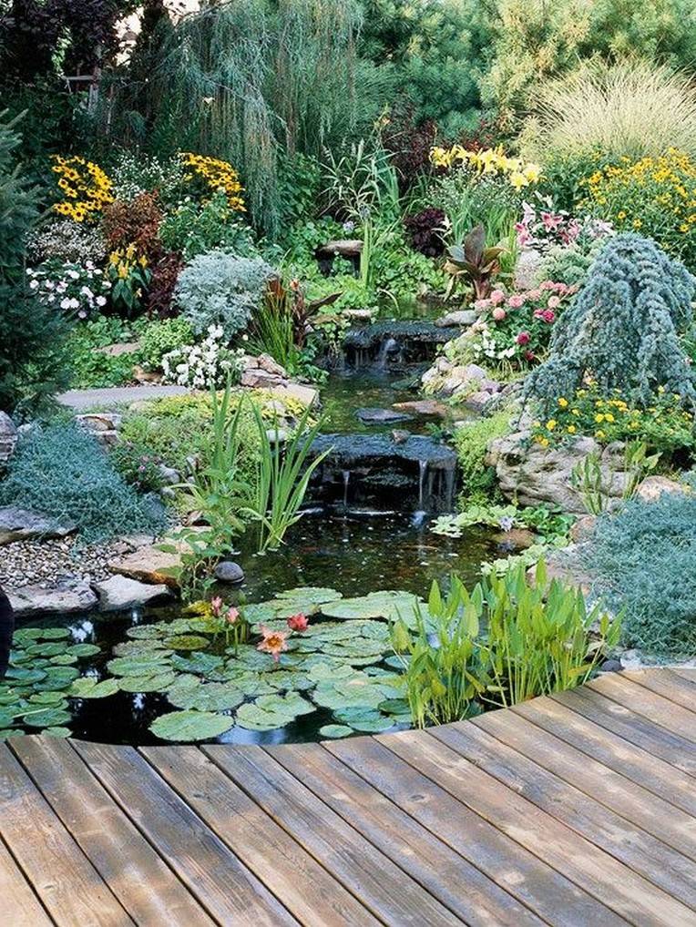 Ideasforgardenandlandscapedesignbeautiful Fish Pond Gardens