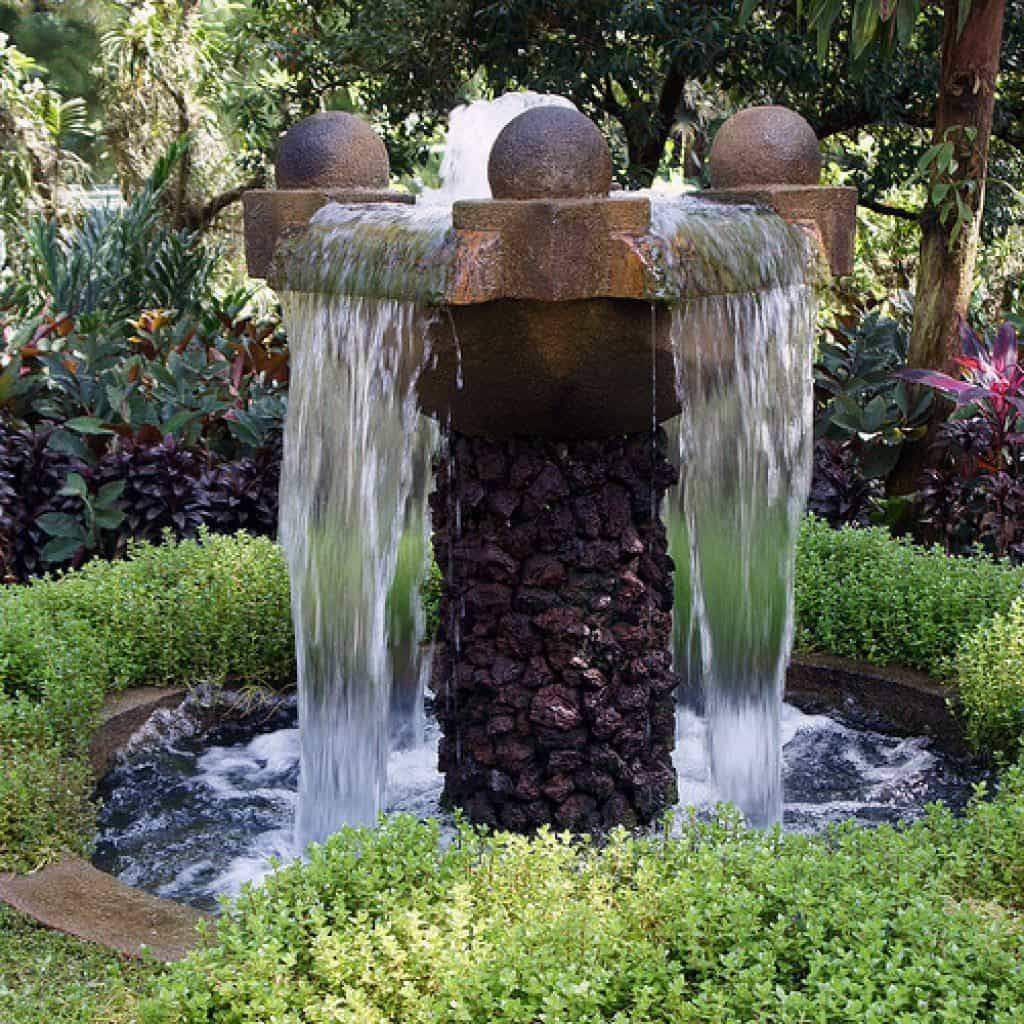 Solar Fountain Garden