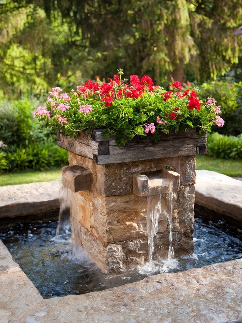 Bronner Residence Modern Zen Garden Fountains Outdoor
