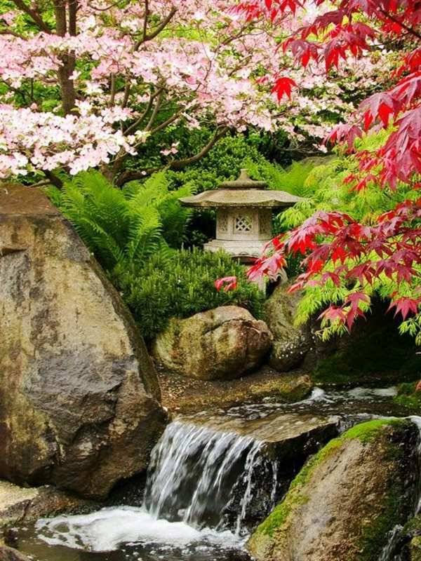 Japanese Garden Waterfall Idea Japanese Water Gardens