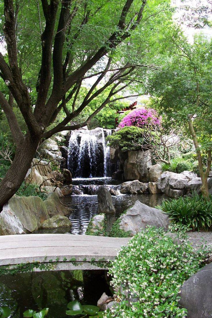 Tranquil Falls Japanese Zen Garden