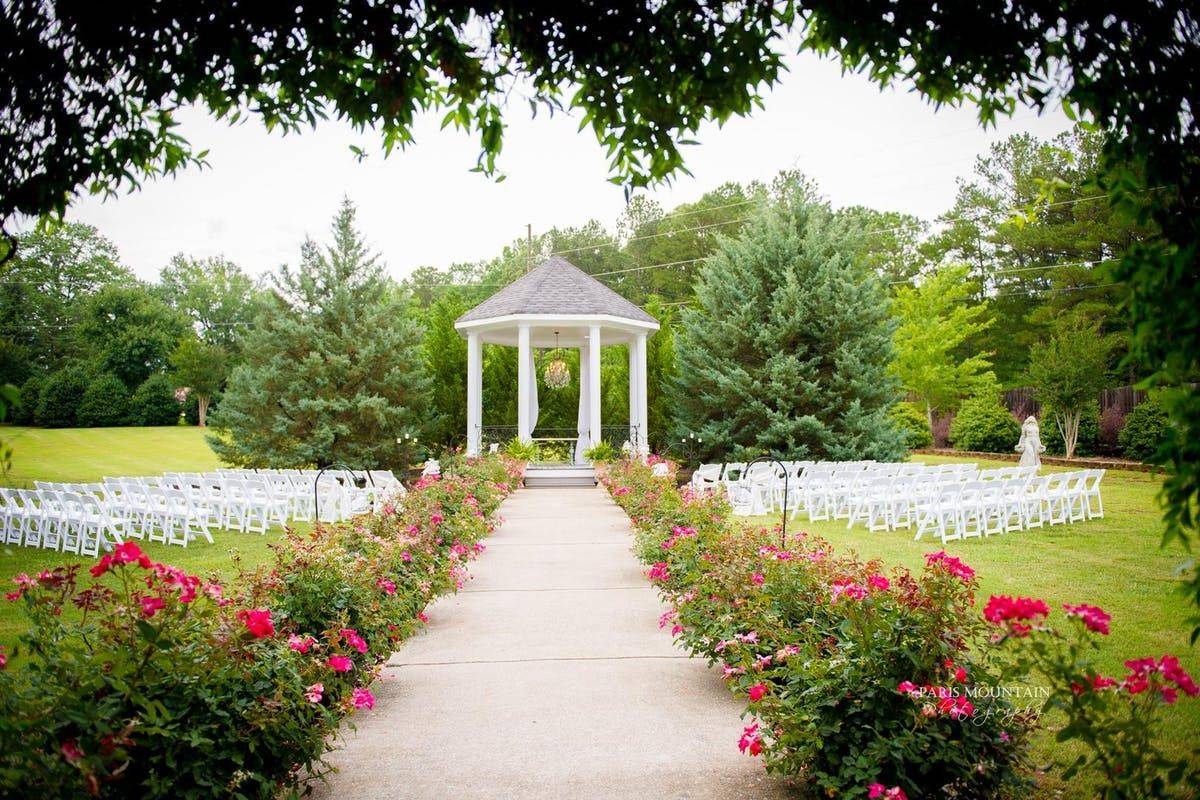 Rose Garden Wedding Reception Venue Forrest Hills Resort