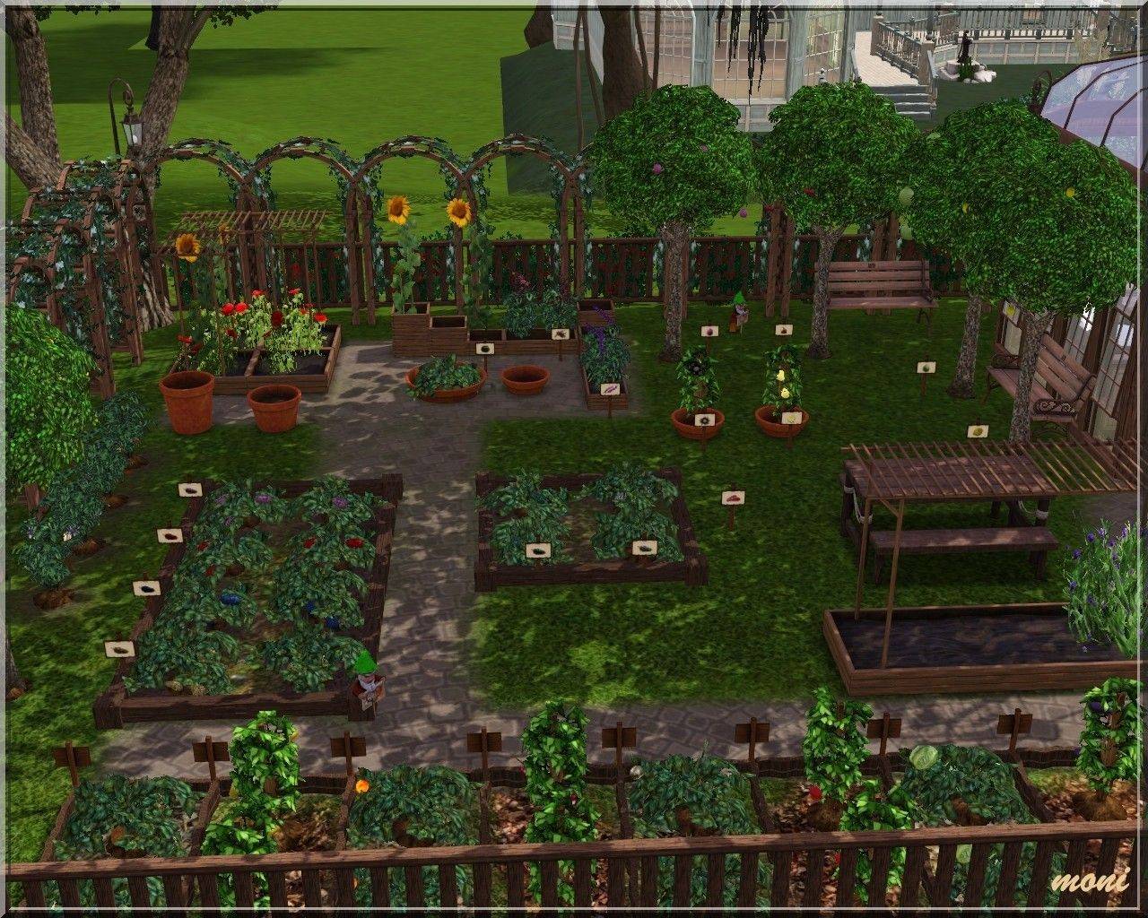 Small Garden Sims Building