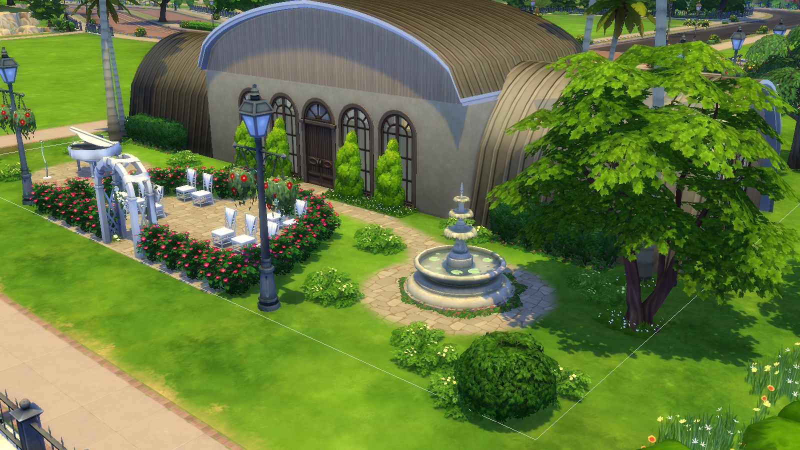Small Garden Sims Building