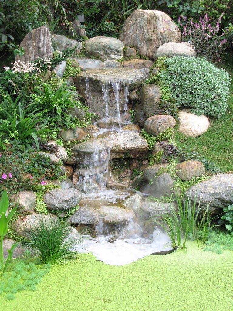 Small Pond Waterfall Ideas Backyard Design