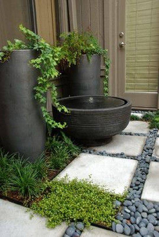 Outdoor Patio Water Feature Japanese Large Fountains Ideas