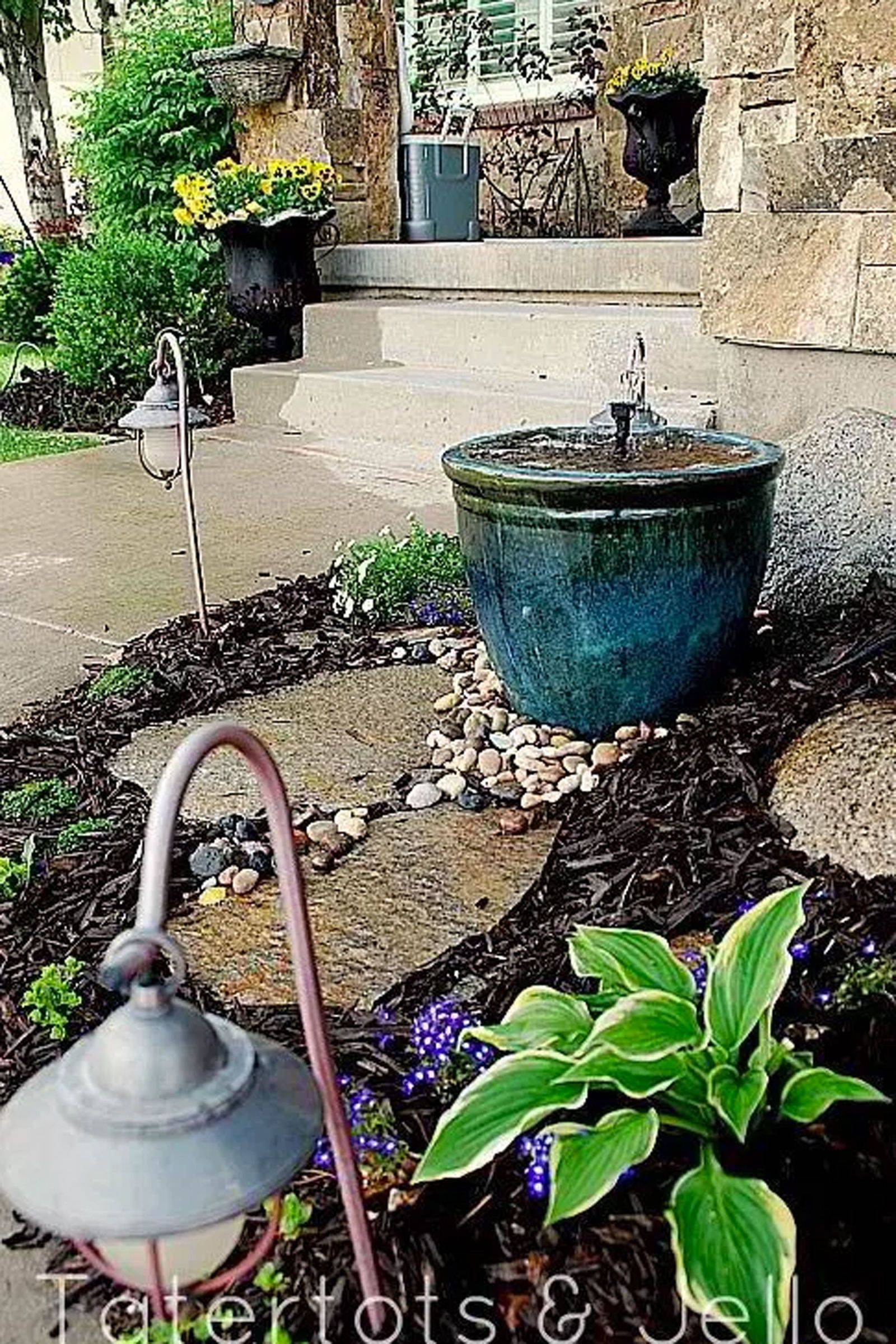 Garden Waterfall Fountain Martha Stewart