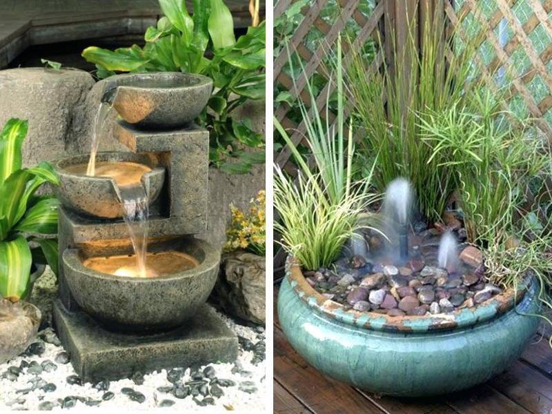 Bronner Residence Modern Zen Garden Fountains Outdoor