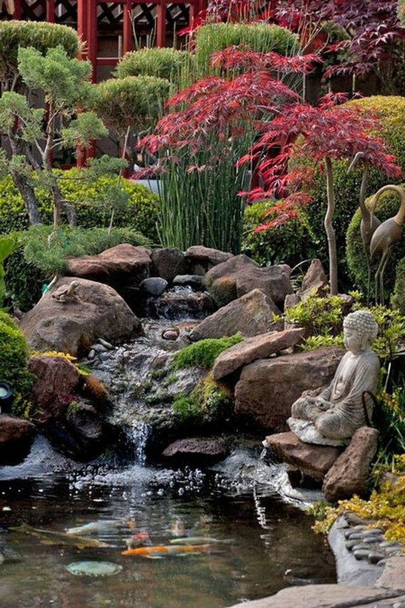 Small Waterfall Pond Landscaping