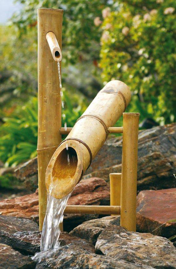 Bamboo Rocking Water Garden Fountain Choice