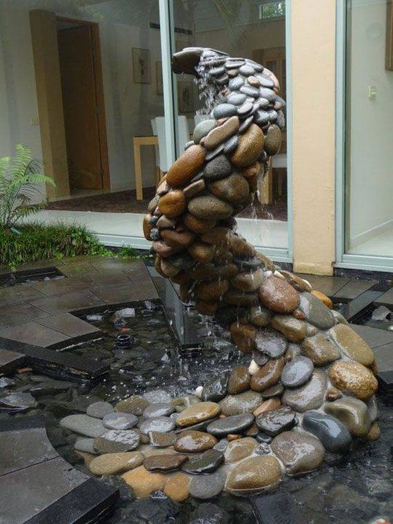 Unique Backyard Garden Water Feature Landscaping Ideas