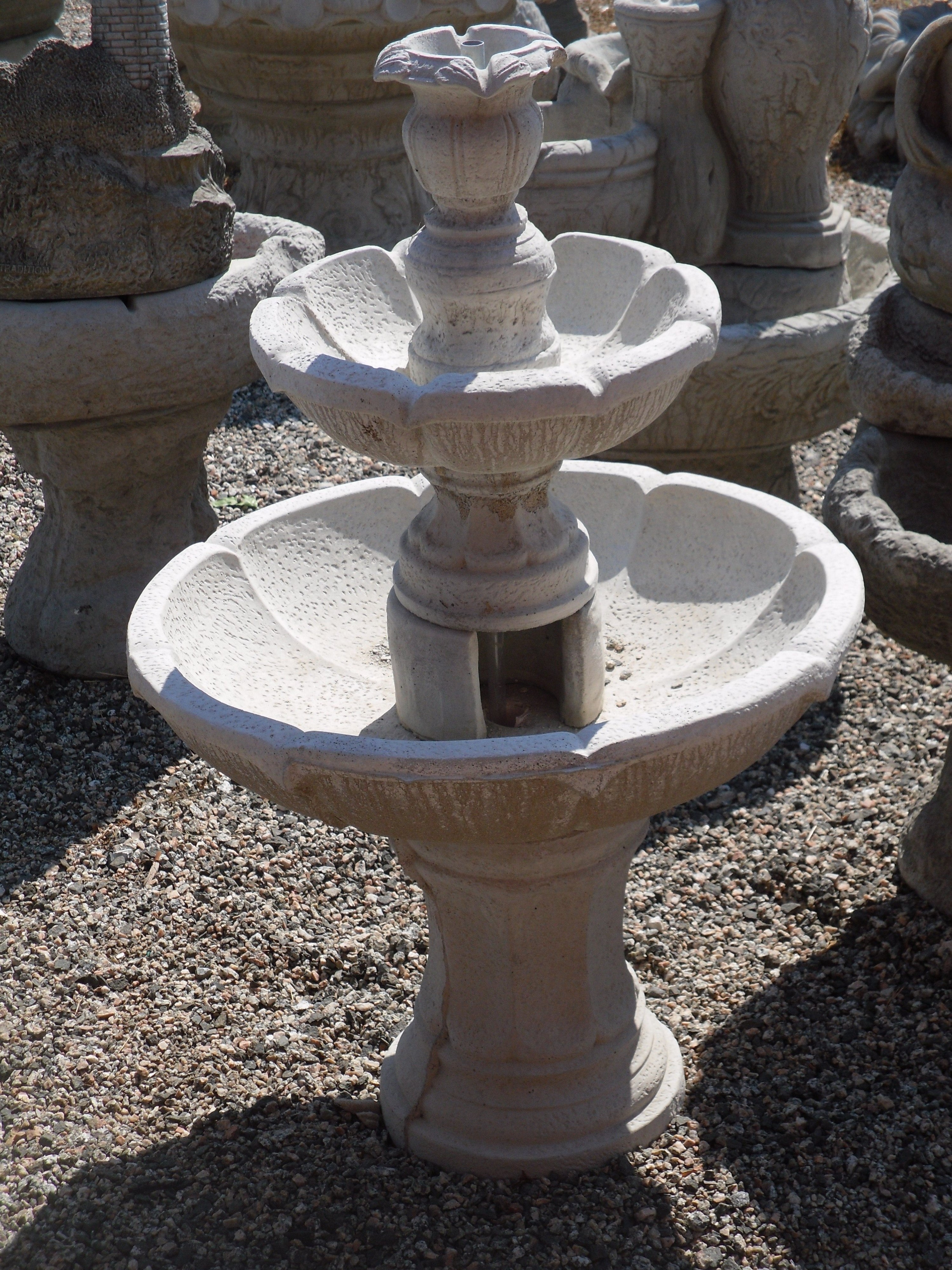 Charente Concrete Garden Terrace Fountain Garden Water Fountains