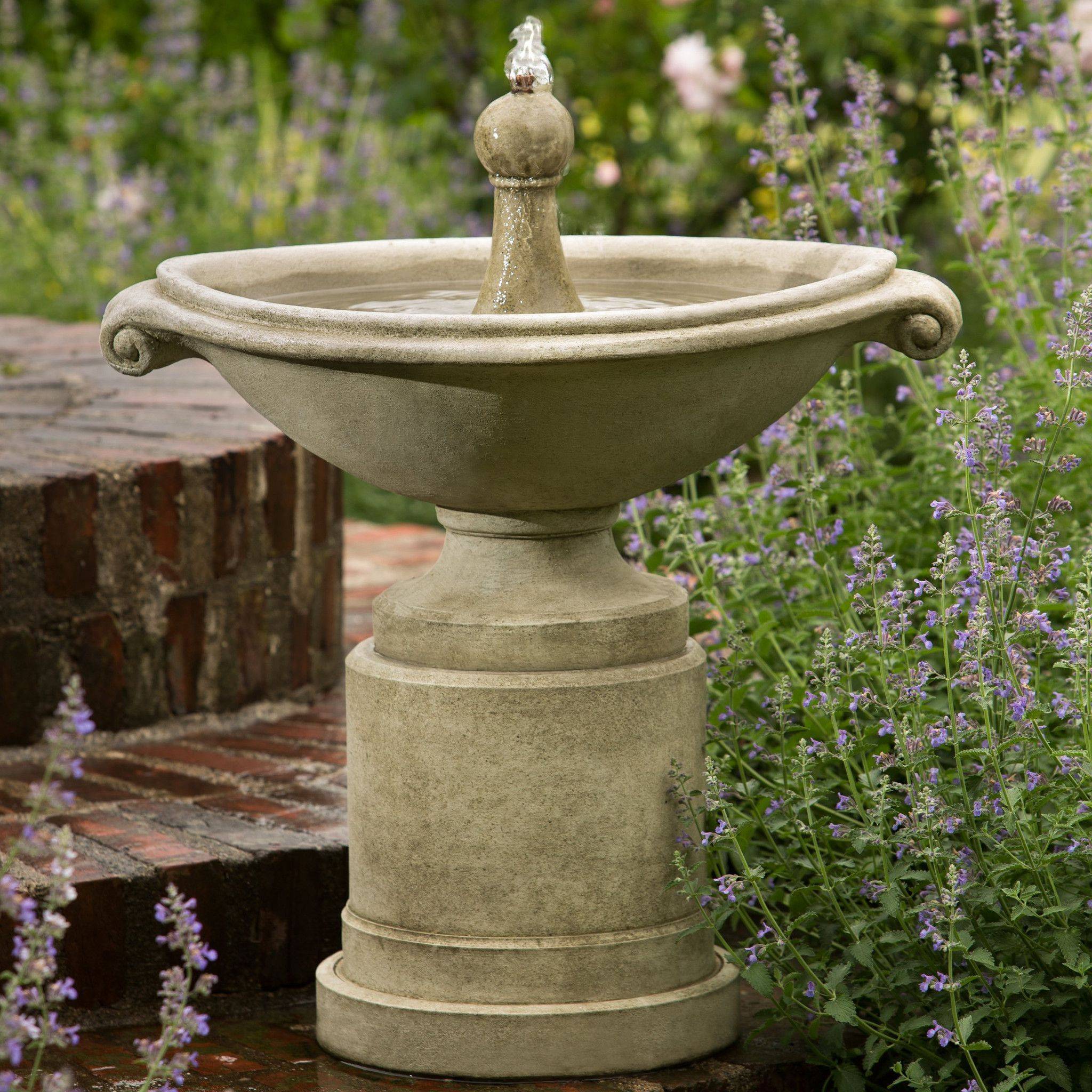 Concrete Longvue Fountain Garden Water Fountains