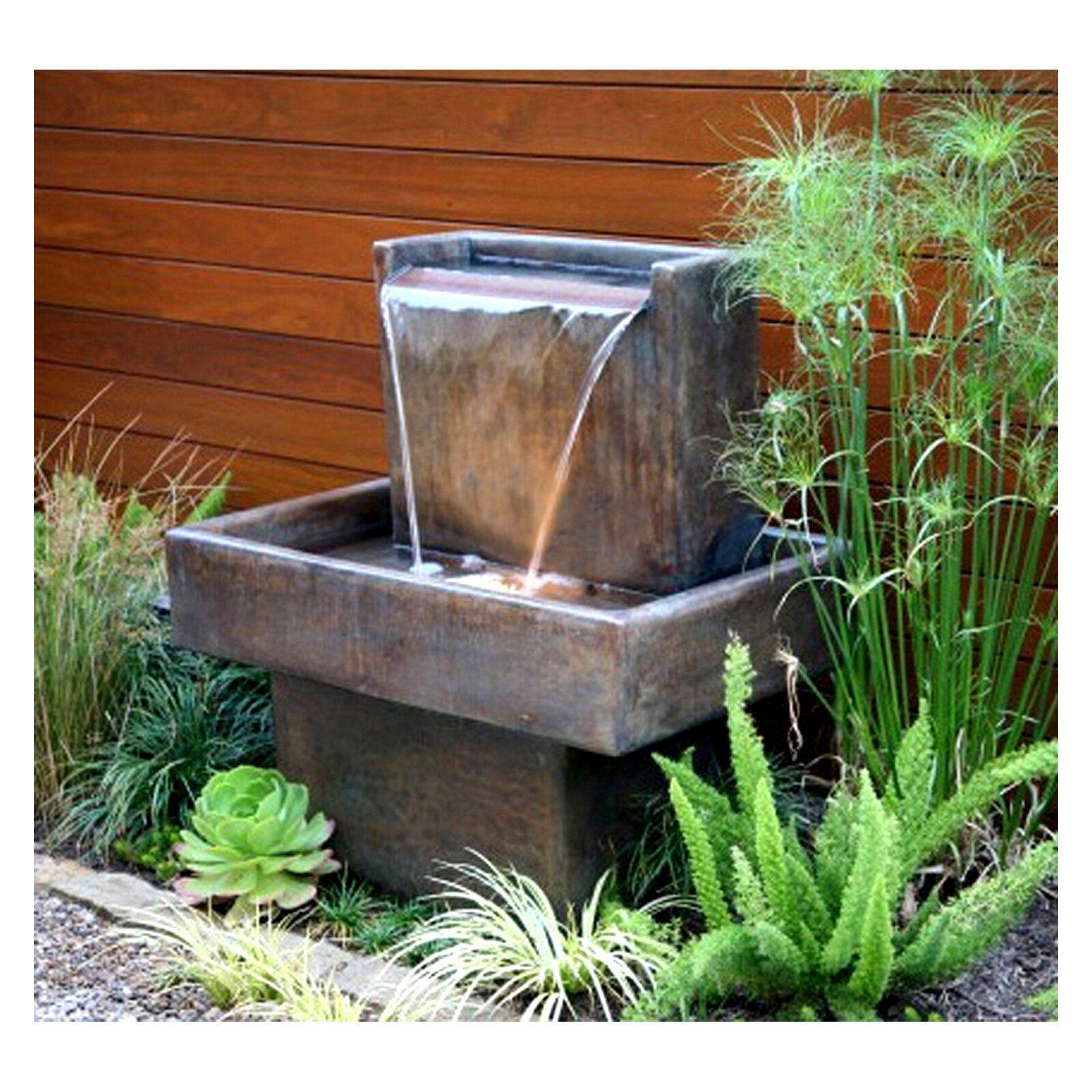 Sonora Stone Ledge Garden Fountain Concrete Fountains