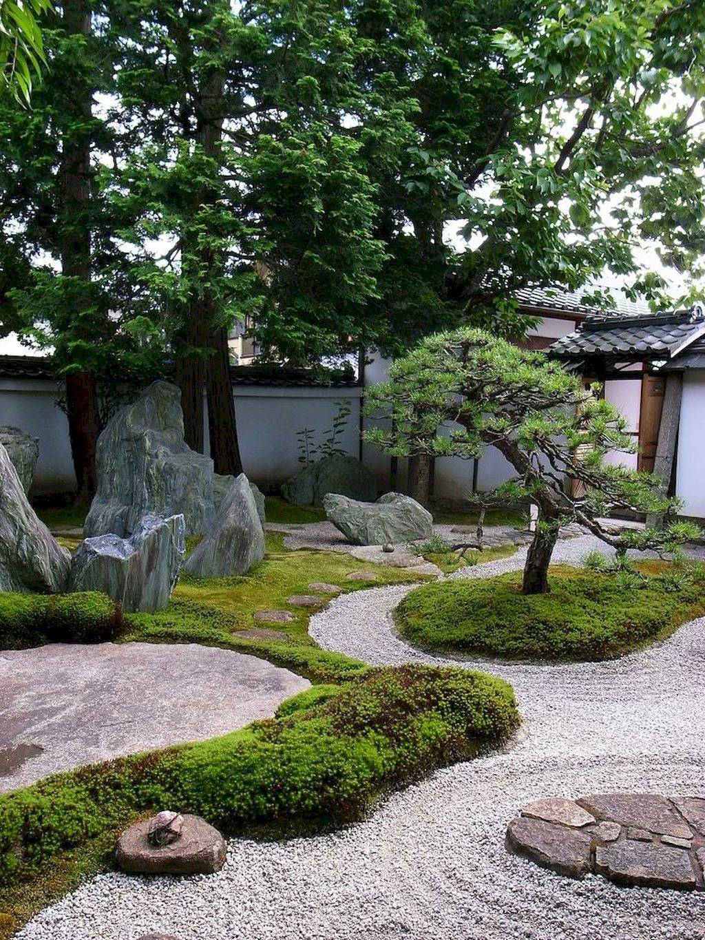 Wonderful Side Yard And Backyard Japanese Garden Design Ideas