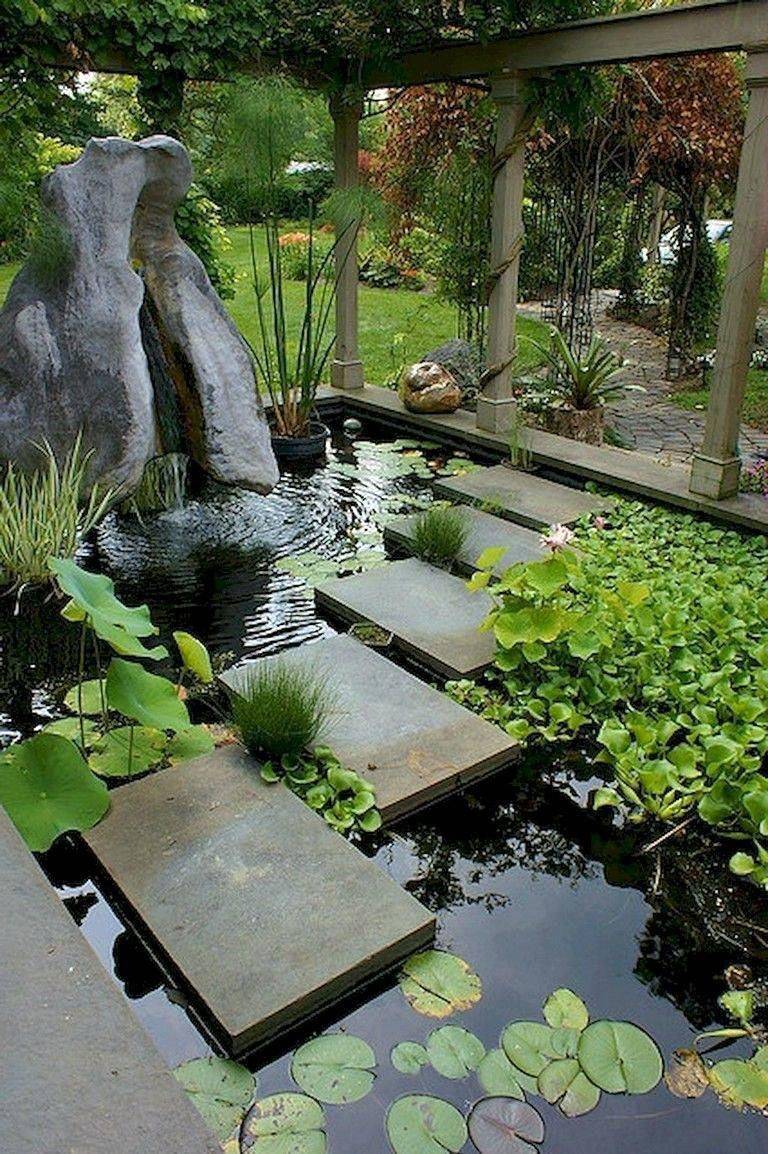 Koi Pond Asian Landscape