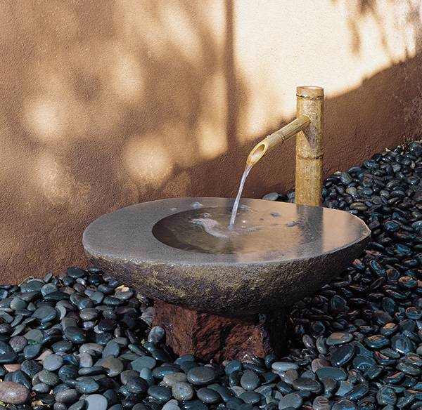 Stone Japanese Water Basins