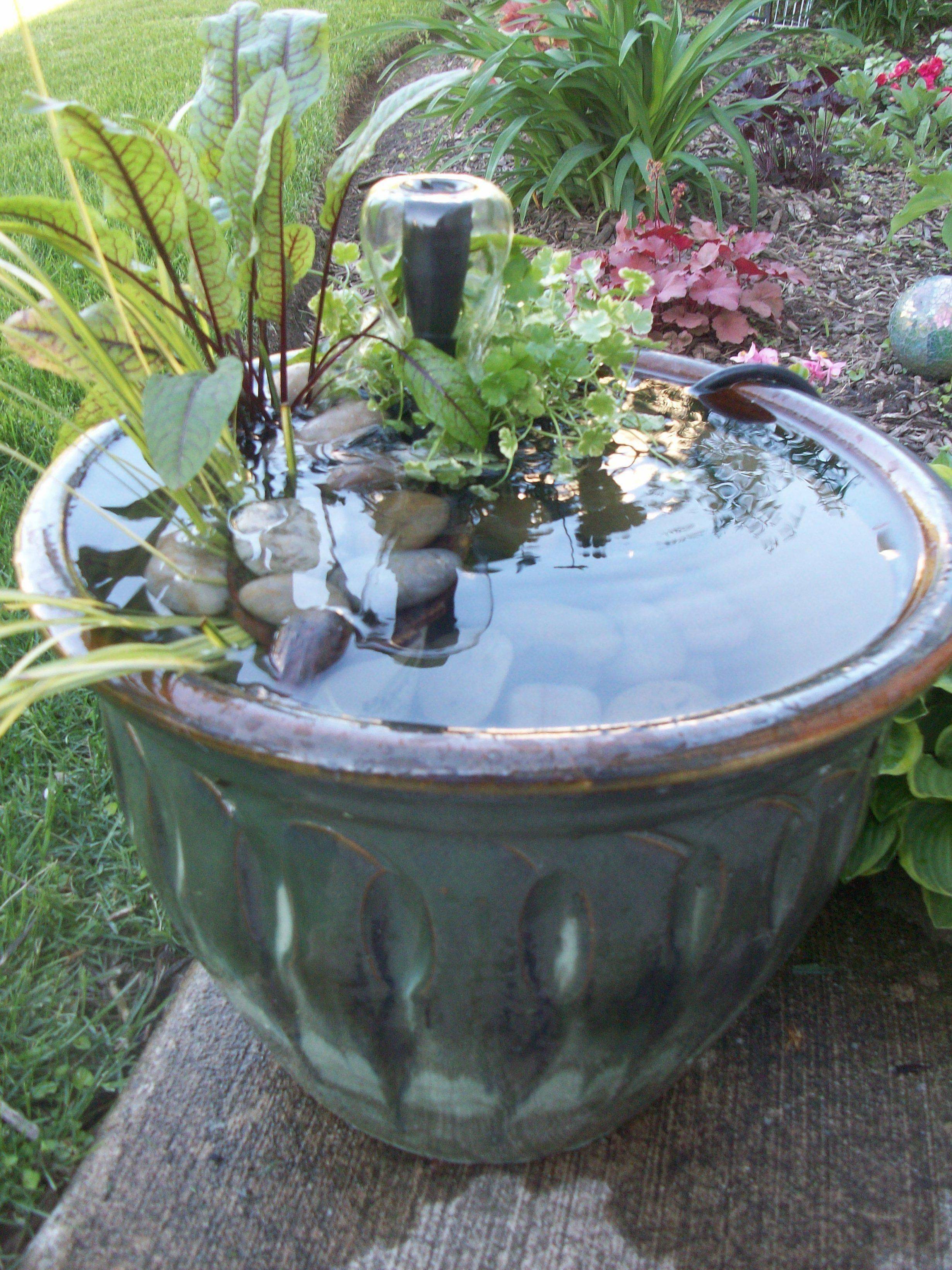 Tiered Inch Earthtone Solar Powered Outdoor Bird Bath Fountain