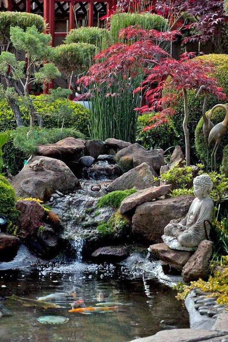 Cool Backyard Japanese Garden Ideas Fish Pond Gardens Waterfalls