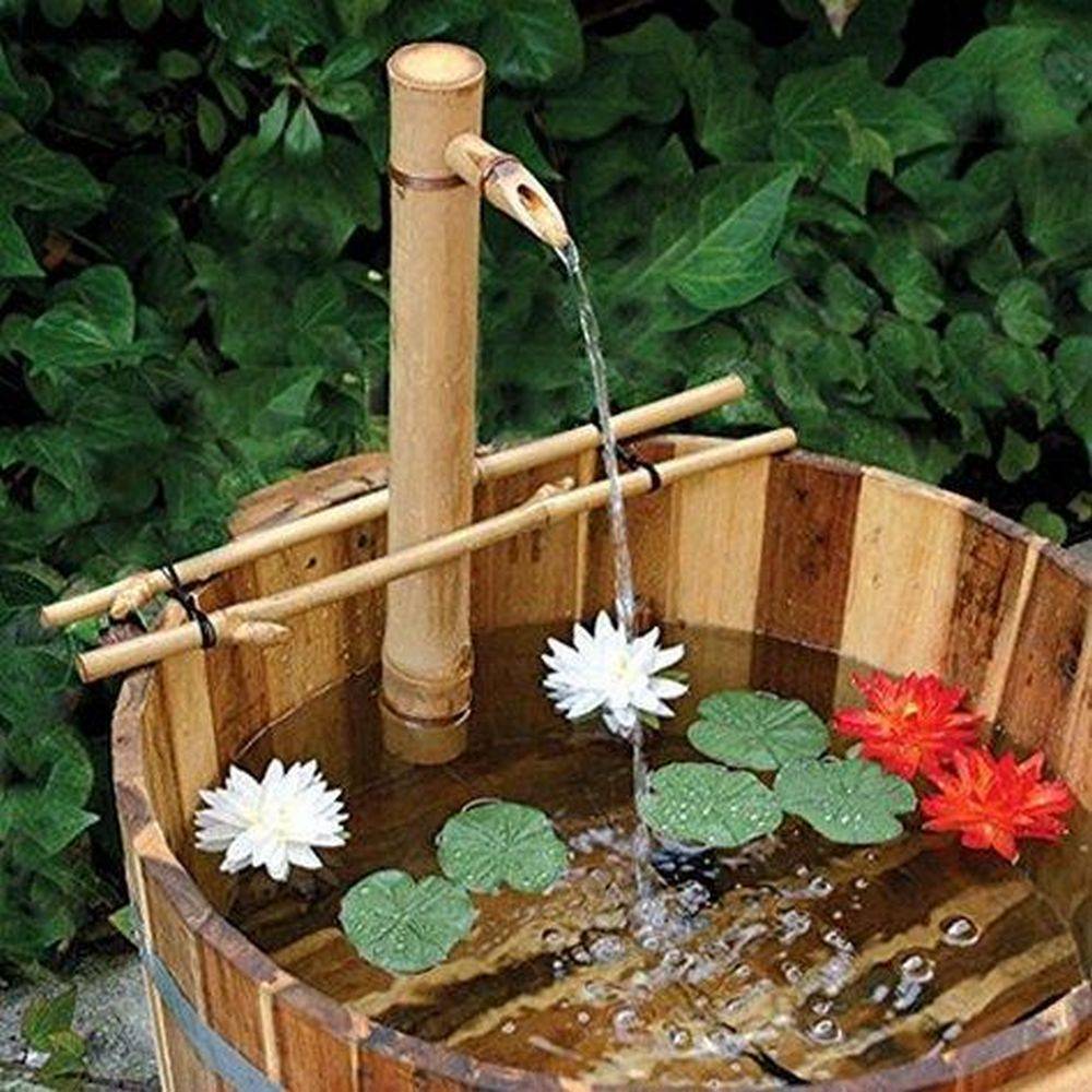 Unique Backyard Garden Water Feature Landscaping Ideas Homixover