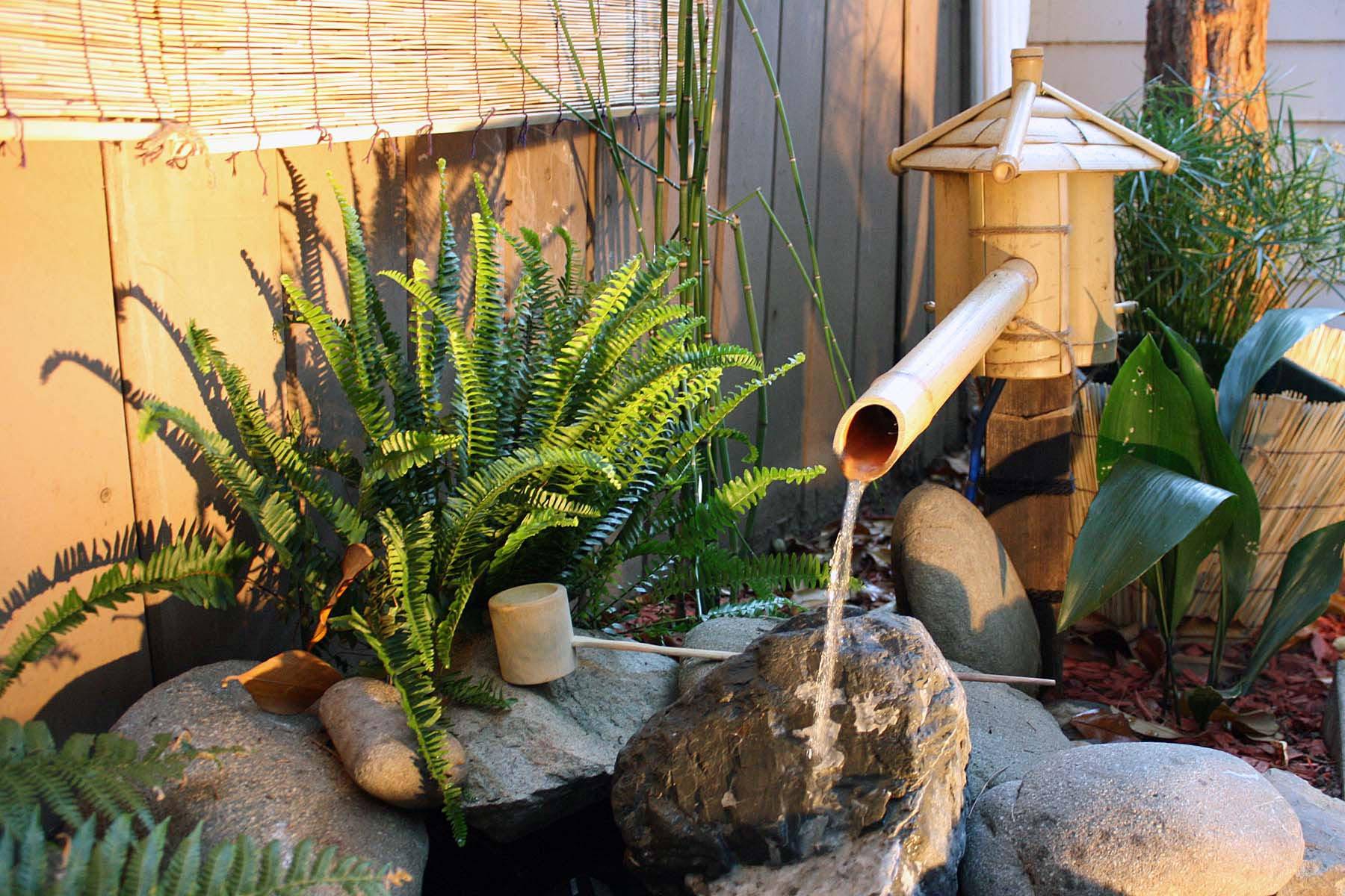 Bluworld Bamboo Garden Outdoor Fountain Fountains
