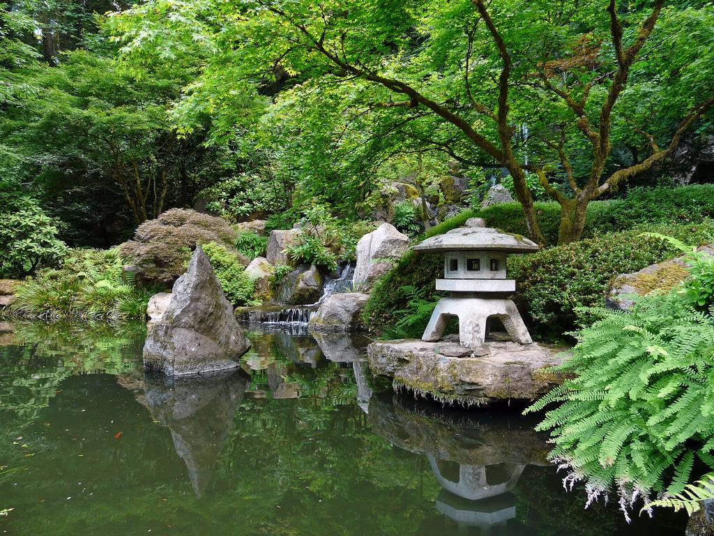 Meditation Garden Pond Hage