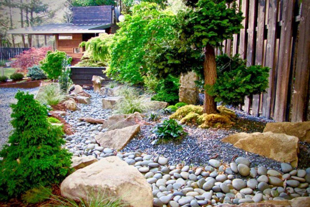 Backyard Japanese Rock Garden