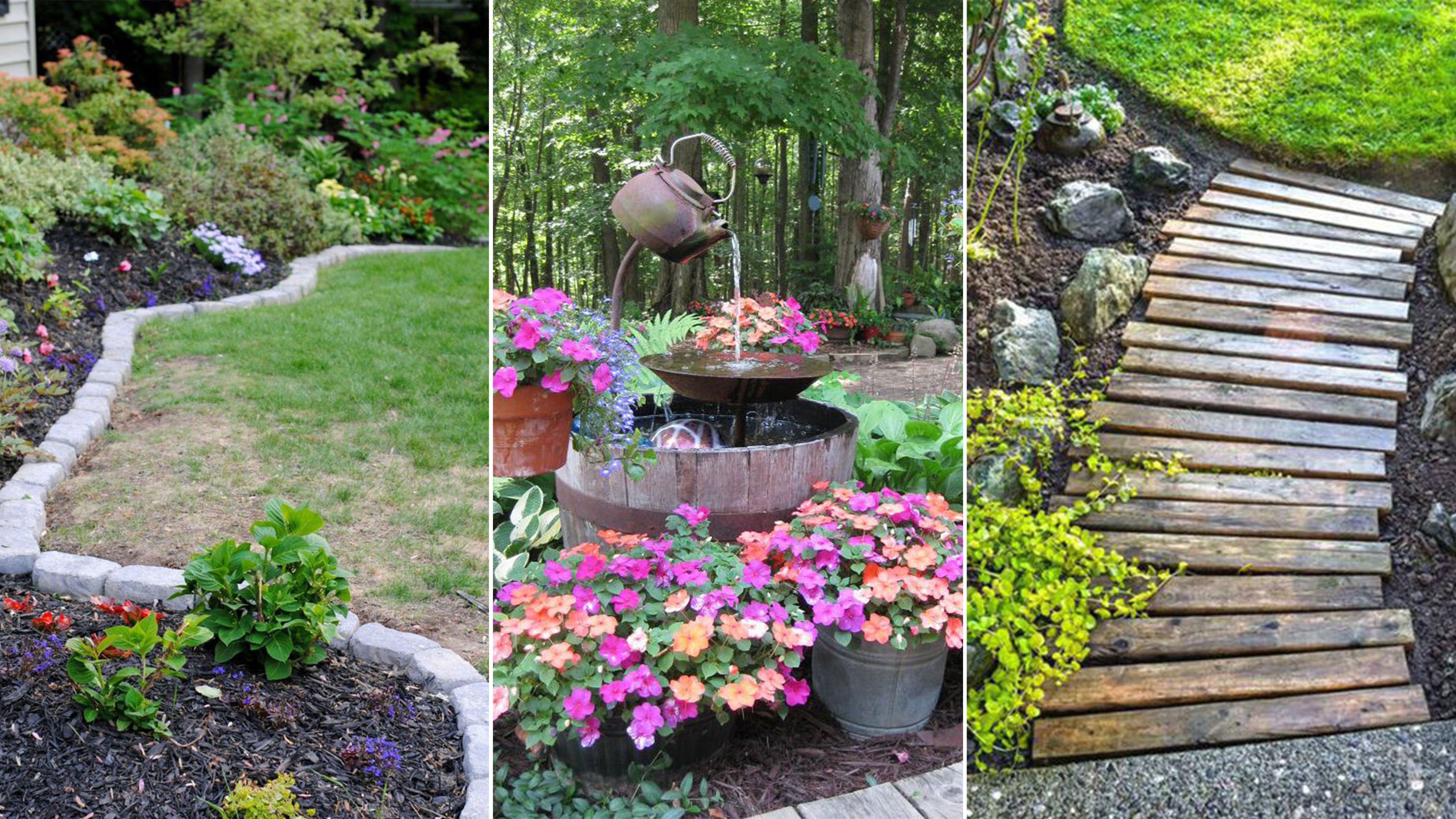 Beautiful Backyard Garden Path