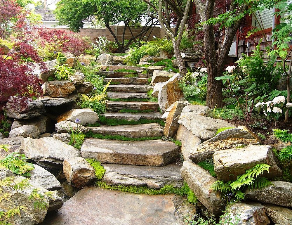 Beautiful Front Yard Rock Garden Design Ideas
