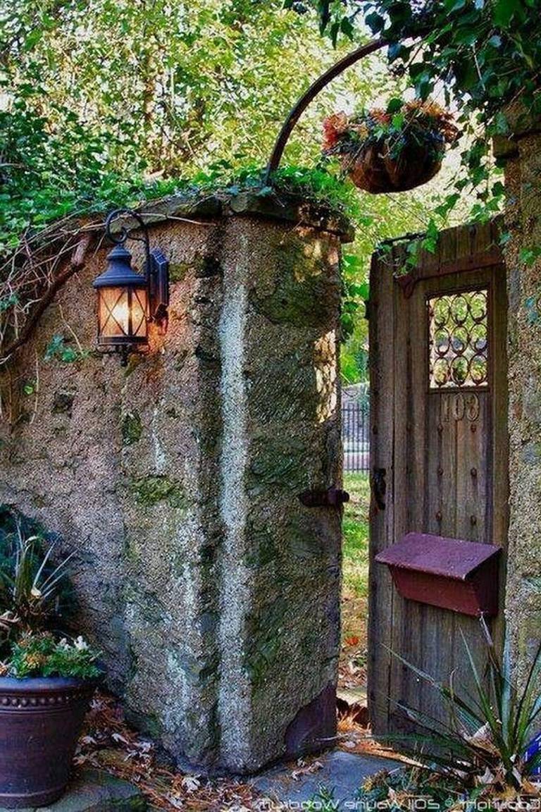 Stunning Rustic Garden Gates Ideas