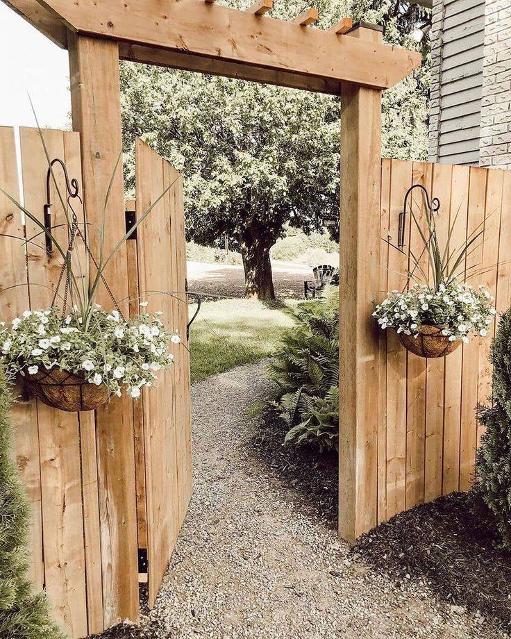 W Arbor Garden Gate Ideas