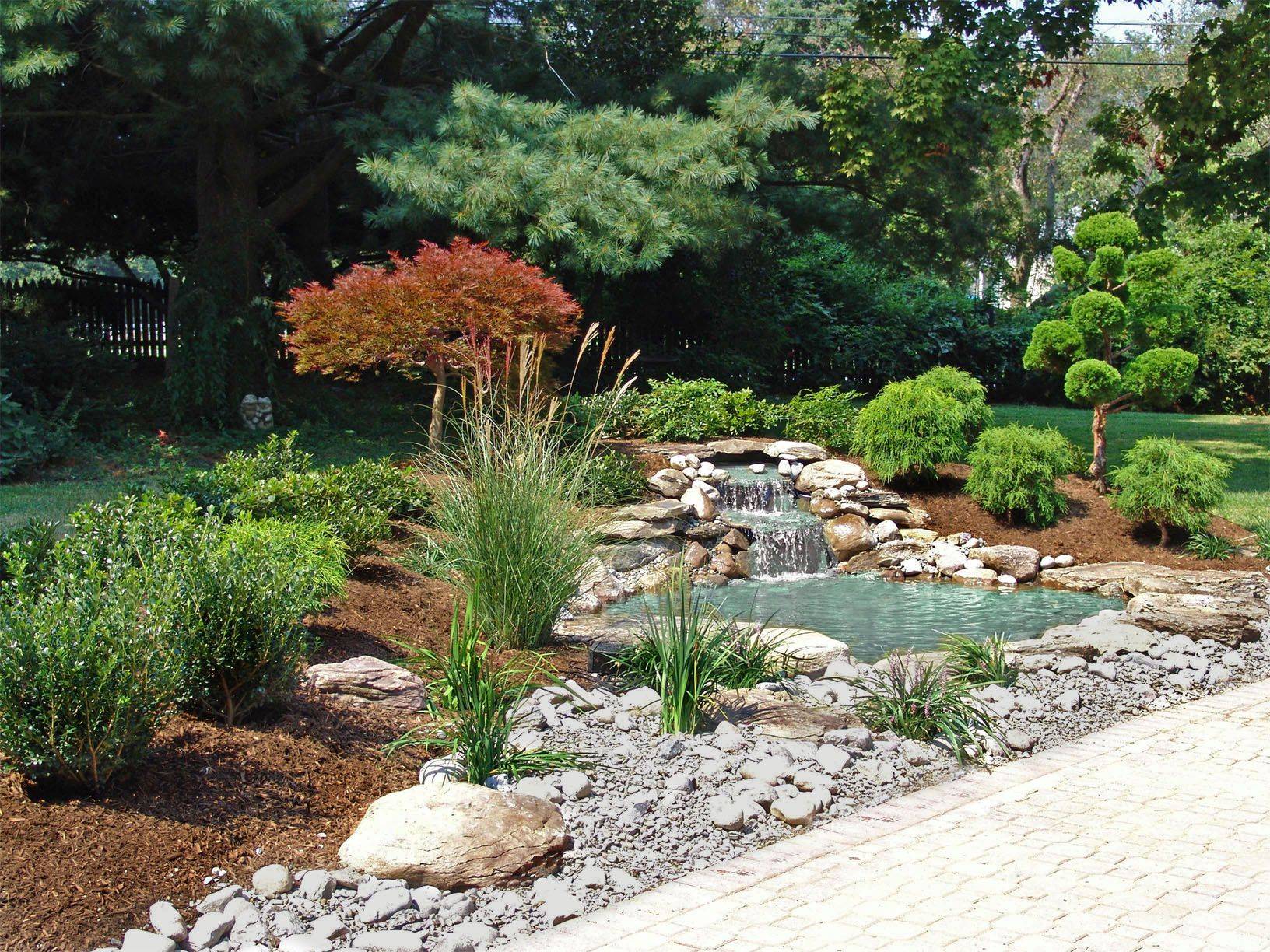 Japanese Garden Waterfall