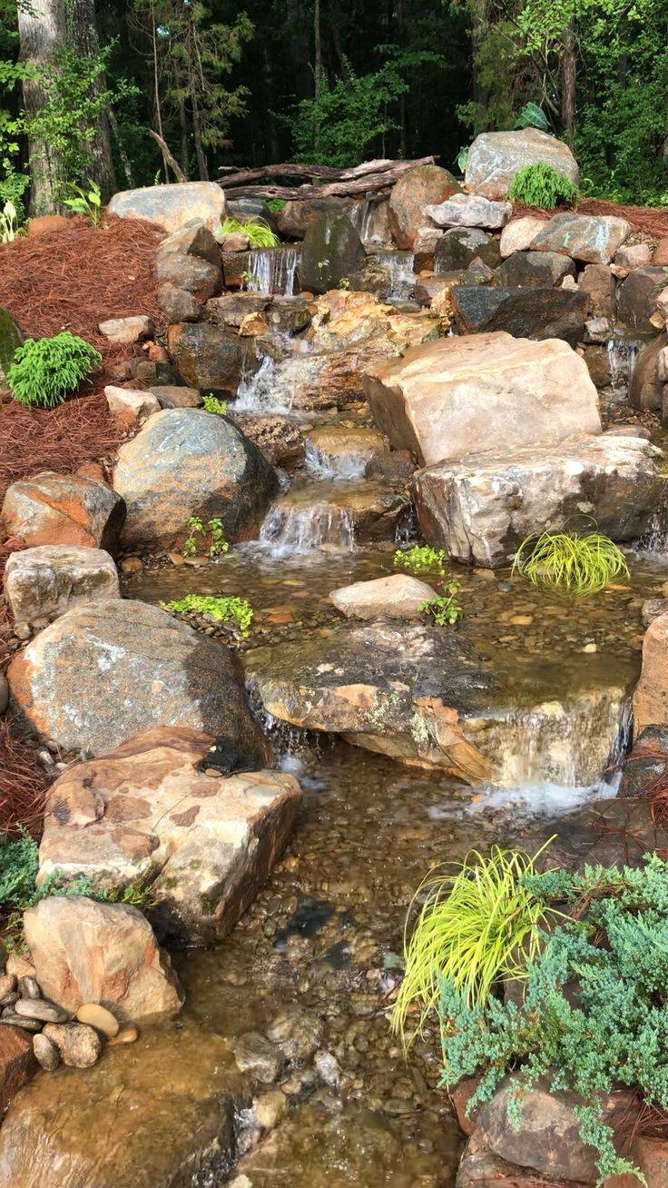 Waterfalls Backyard Waterfall Backyard Garden Ideas Waterfall