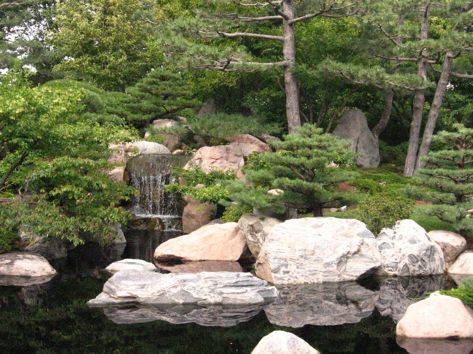 Waterfall Japanese Garden
