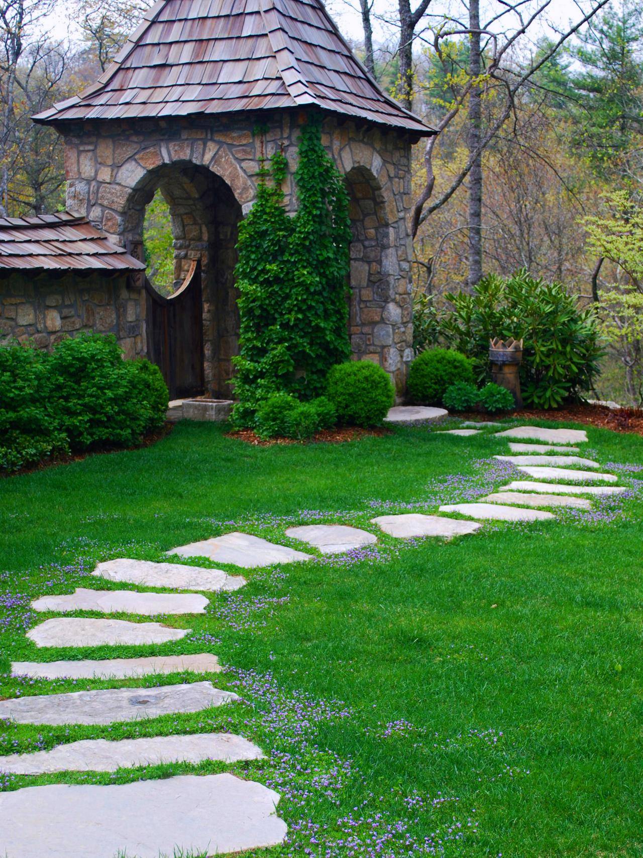 A Charming Garden Path Page