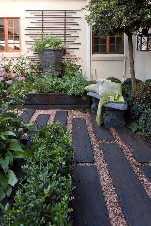 Recycled Brick Path
