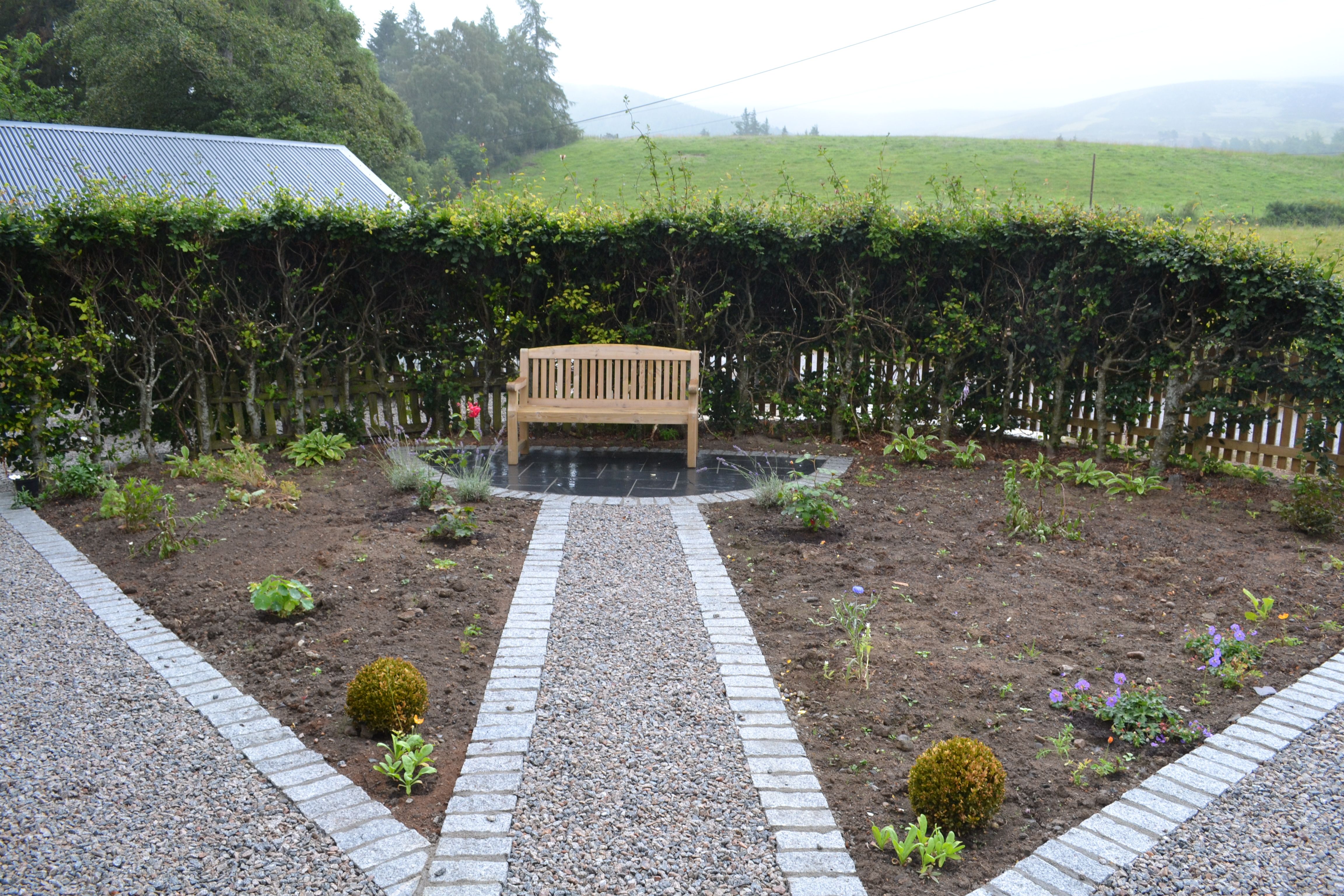 Brown Landscape Edging Natural Looking Wood Edging