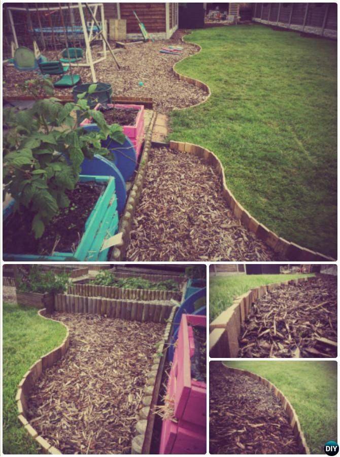 15 DIY Wood Garden Edging Ideas To Try This Year SharonSable